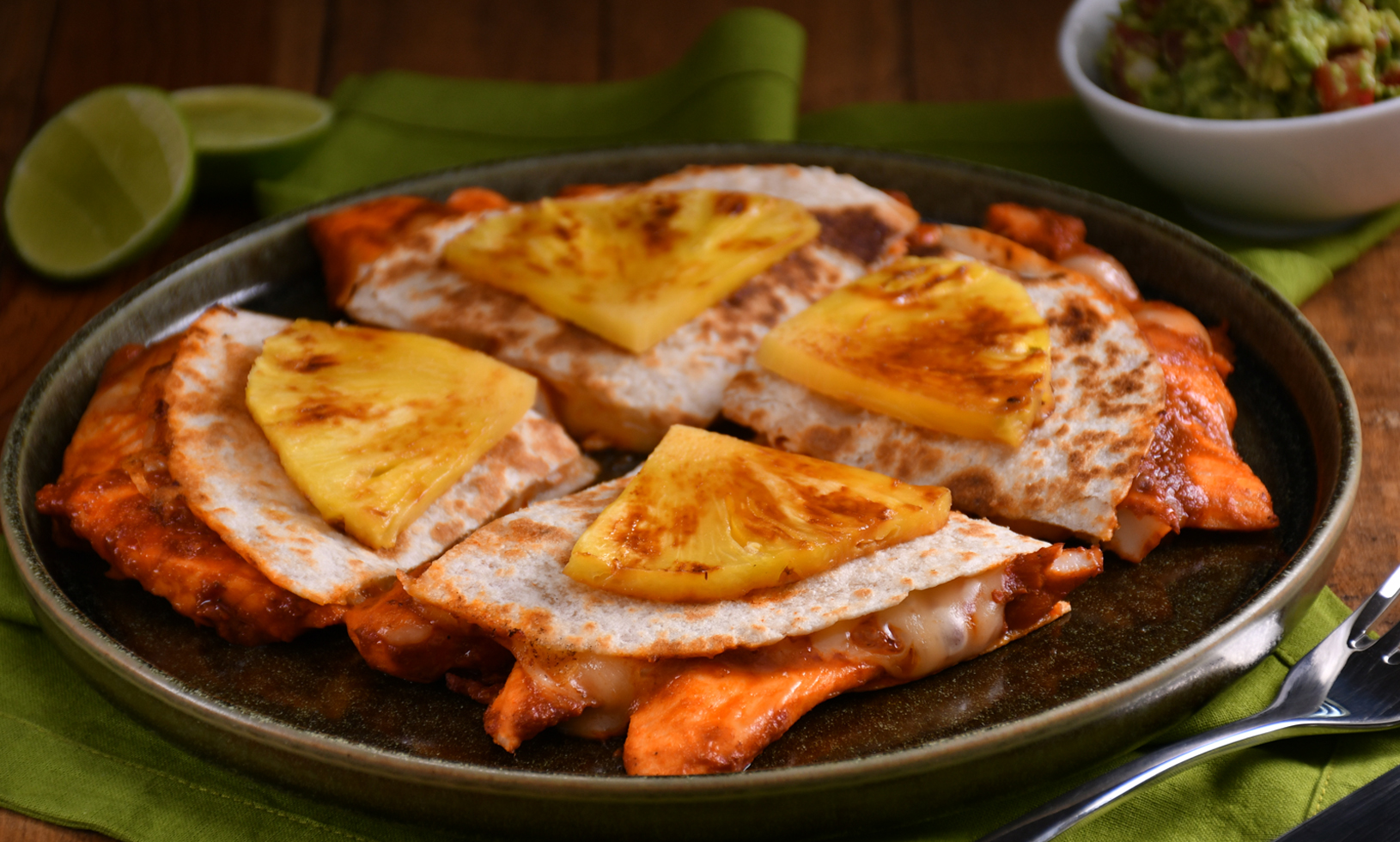 Gringa de fajitas de pescado